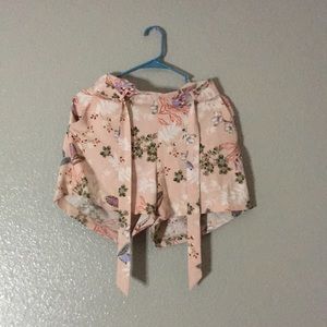 floral patter shorts
